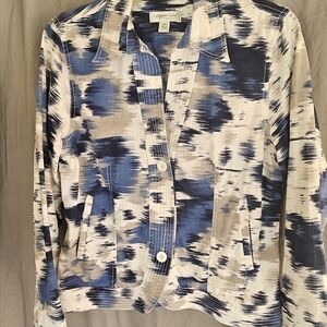 Coldwater Creek Light Print Jacket